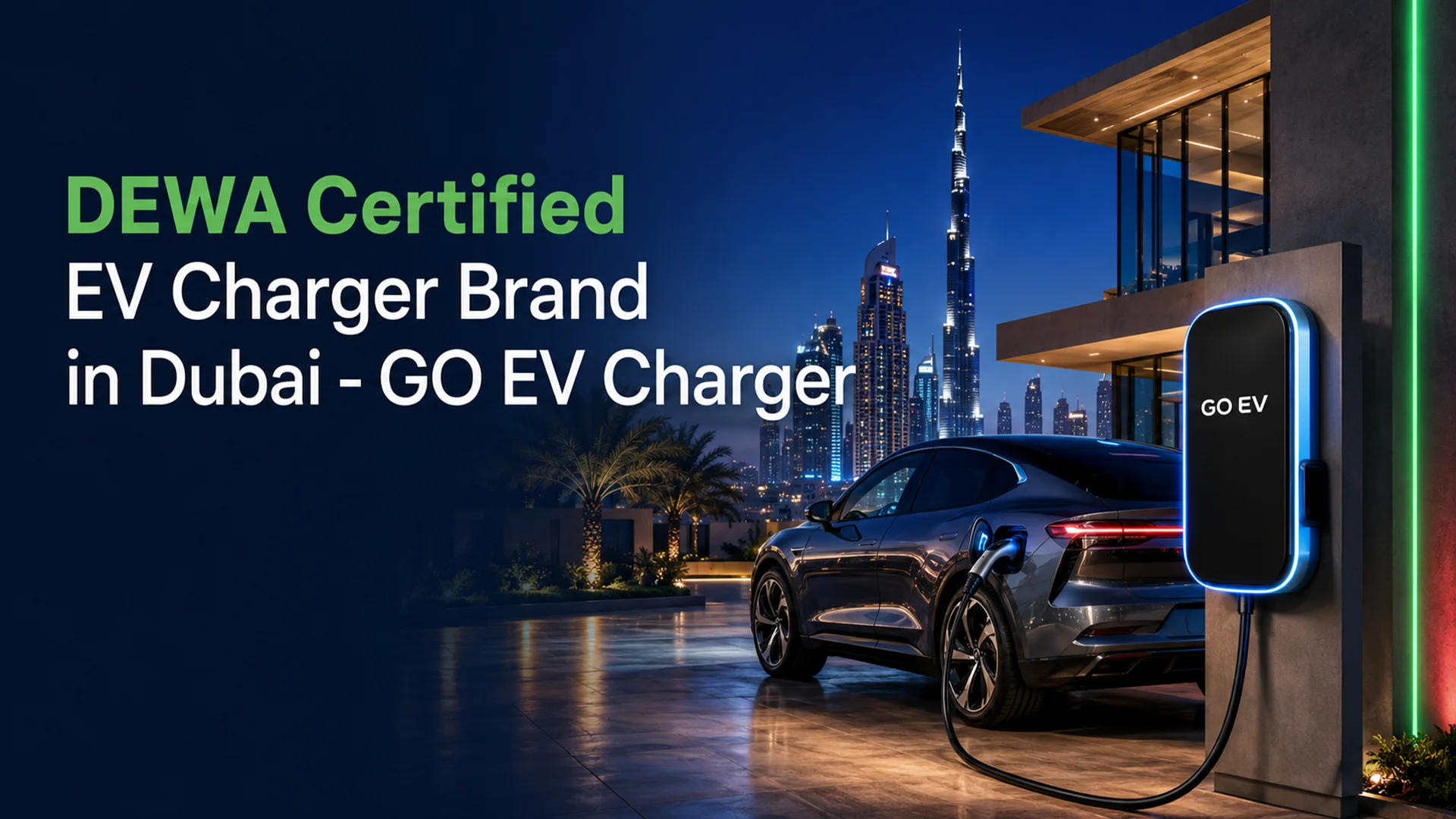 DEWA Certified EV Charger Brand in Dubai - GO EV Charger